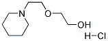 2-(2-PIPERIDINOETHOXY)ETHANOL HYDROCHLORIDE 结构式