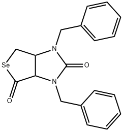 1,3-DIBENZYLDIHYDRO-1H-SELENOLO[3,4-D]IMIDAZOLE-2,4-(3H,3AH)DIONE 结构式