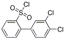 [2-(3,4-DICHLOROPHENYL)PHENYL]SULPHONYL CHLORIDE 结构式