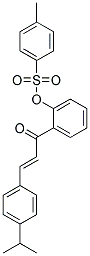 2-[3-(4-ISOPROPYLPHENYL)ACRYLOYL]PHENYL 4-METHYLBENZENE-1-SULPHONATE 结构式