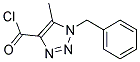 1-BENZYL-5-METHYL-1H-[1,2,3]TRIAZOLE-4-CARBONYL CHLORID 结构式