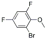 2-BROMO-4,6-DIFLUOROANISOL 结构式