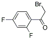 2,4-DIFLUOROPHENACYL BROMID 结构式