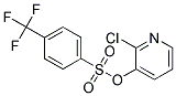 2-CHLORO-3-PYRIDYL 4-(TRIFLUOROMETHYL)BENZENE-1-SULPHONATE 结构式