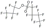 1H,1H-HEPTAFLUOROBUTYL NONAFLUOROBUTANE SULPHONAT 结构式