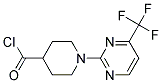 1-[4-(TRIFLUOROMETHYL)PYRIMID-2-YL]PIPERIDINE-4-CARBONYL CHLORID 结构式