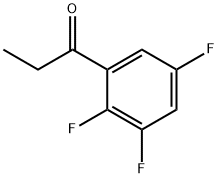 1-(2,3,5-三氟苯基)丙烷-1-酮 结构式