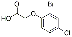 2-(2-BROMO-4-CHLOROPHENOXY)ACETIC ACID 结构式