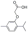 2-(2-ISOPROPYL-5-METHYLPHENOXY)ACETIC ACID 结构式