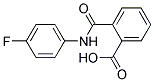 2-[(4-Fluoroanilino)carbonyl]benzoic acid 结构式
