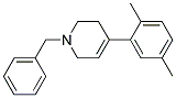 1-BENZYL-4-(2,5-DIMETHYL-PHENYL)-1,2,3,6-TETRAHYDRO-PYRIDINE 结构式