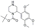 2-(2,4,5-TRIMETHOXY-PHENYL)-PIPERAZINE-1-CARBOXYLIC ACID TERT-BUTYL ESTER 结构式