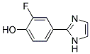 2-FLUORO-4-(1H-IMIDAZOL-2-YL)-PHENOL 结构式