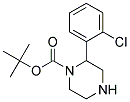 2-(2-CHLORO-PHENYL)-PIPERAZINE-1-CARBOXYLIC ACID TERT-BUTYL ESTER 结构式