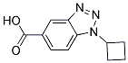 1-CYCLOBUTYL-1H-BENZOTRIAZOLE-5-CARBOXYLIC ACID 结构式