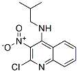 (2-CHLORO-3-NITRO-QUINOLIN-4-YL)-ISOBUTYL-AMINE 结构式