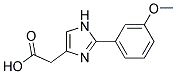 [2-(3-METHOXY-PHENYL)-IMIDAZOL-4-YL]-ACETIC ACID 结构式