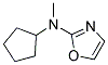 2-CYCLOPENTYLMETHYLAMINO-OXAZOLE 结构式