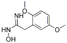 2-(2,5-DIMETHOXY-PHENYL)-N-HYDROXY-ACETAMIDINE 结构式