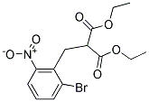 2-(2-BROMO-6-NITRO-BENZYL)-MALONIC ACID DIETHYL ESTER 结构式