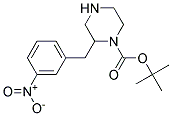 2-(3-NITRO-BENZYL)-PIPERAZINE-1-CARBOXYLIC ACID TERT-BUTYL ESTER 结构式