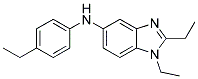 (1,2-DIETHYL-1H-BENZOIMIDAZOL-5-YL)-(4-ETHYL-PHENYL)-AMINE 结构式