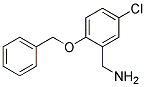 2-Benzyloxy-5-chloro-benzylamine 结构式