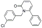1-(3-CHLOROBENZYL)-6-PHENYLPYRIDIN-2(1H)-ONE 结构式