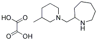 2-[(3-METHYLPIPERIDIN-1-YL)METHYL]AZEPANE OXALATE 结构式