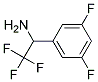 1-(3,5-DIFLUORO-PHENYL)-2,2,2-TRIFLUORO-ETHYLAMINE 结构式