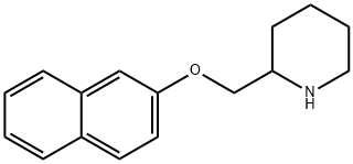 2-[(2-NAPHTHYLOXY)METHYL]PIPERIDINE 结构式