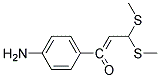 1-(4-AMINO-PHENYL)-3,3-BIS-METHYLSULFANYL-PROPENONE 结构式