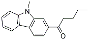 1-(9-METHYL-9H-CARBAZOL-2-YL)-PENTAN-1-ONE 结构式