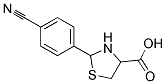 2-(4-Cyano-phenyl)-thiazolidine-4-carboxylic acid 结构式