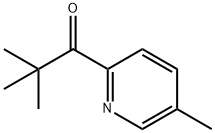 2,2-DIMETHYL-1-(5-METHYL-PYRIDIN-2-YL)-PROPAN-1-ONE 结构式