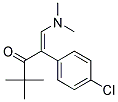 2-(4-CHLORO-PHENYL)-1-DIMETHYLAMINO-4,4-DIMETHYL-PENT-1-EN-3-ONE 结构式