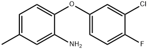 2-(3-CHLORO-4-FLUOROPHENOXY)-5-METHYLPHENYLAMINE 结构式