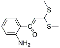 1-(2-AMINO-PHENYL)-3,3-BIS-METHYLSULFANYL-PROPENONE 结构式