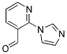 2-IMIDAZOL-1-YL-PYRIDINE-3-CARBALDEHYDE 结构式