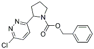 2-(6-CHLORO-PYRIDAZIN-3YL)-PYRROLIDINE-1-CARBOXYLIC ACID BENZYL ESTER 结构式