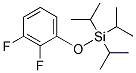 (2,3-DIFLUORO-PHENOXY)-TRIISOPROPYL-SILANE 结构式