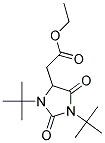(1,3-Di-tert-butyl-2,5-dioxo-imidazolidin-4-yl)-acetic acid ethyl ester 结构式