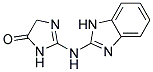 2-(1H-BENZOIMIDAZOL-2-YLAMINO)-3,5-DIHYDRO-IMIDAZOL-4-ONE 结构式