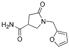 1-(2-FURYLMETHYL)-5-OXOPYRROLIDINE-3-CARBOXAMIDE 结构式