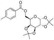 1,2:3,4-DI-O-ISOPROPYLIDENE-6-O-(4-METHYLBENZOYL)-ALPHA-D-GALACTOPYRANOSE 结构式