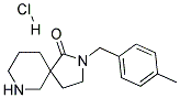 3'-SPIRO-3-[N-(4-METHYL)BENZYL-2-PYRROLIDINONE]-PIPERIDINE HCL 结构式