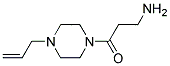 1-(4-ALLYL-PIPERAZIN-1-YL)-3-AMINO-PROPAN-1-ONE 结构式