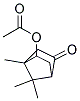 1,7,7-TRIMETHYL-5-OXOBICYCLO[2.2.1]HEPT-2-YL ACETATE 结构式