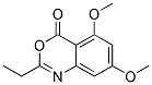 2-ETHYL-5,7-DIMETHOXY-BENZO[D][1,3]OXAZIN-4-ONE 结构式