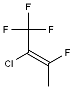 2-CHLORO-1,1,1,3-TETRAFLUORO-2-BUTENE 结构式